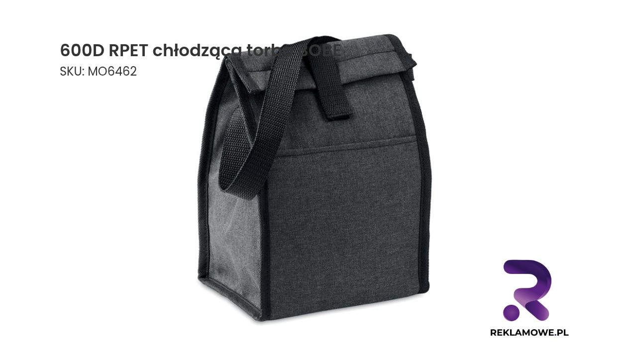 600D RPET chłodząca torba BOBE 600D RPET chłodząca torba BOBE – ekologiczna torba termoizolacyjna na żywność i napoje