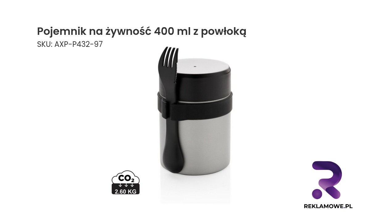 Pojemnik na żywność 400 ml z powłoką