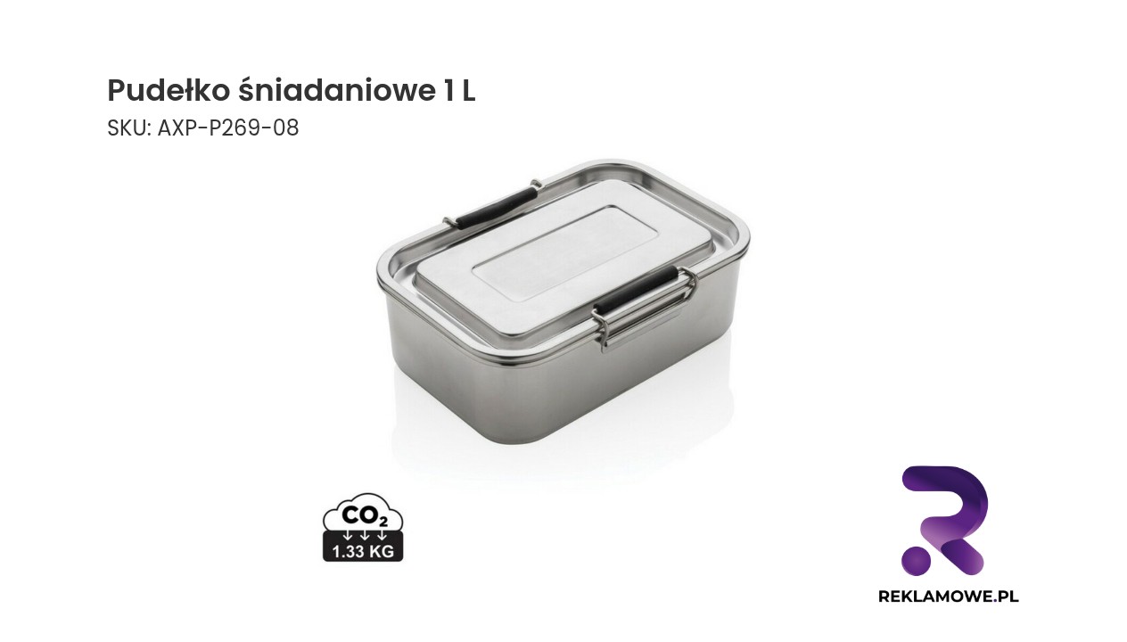 Pudełko śniadaniowe 1 L Pudełko śniadaniowe o pojemności 1 litra