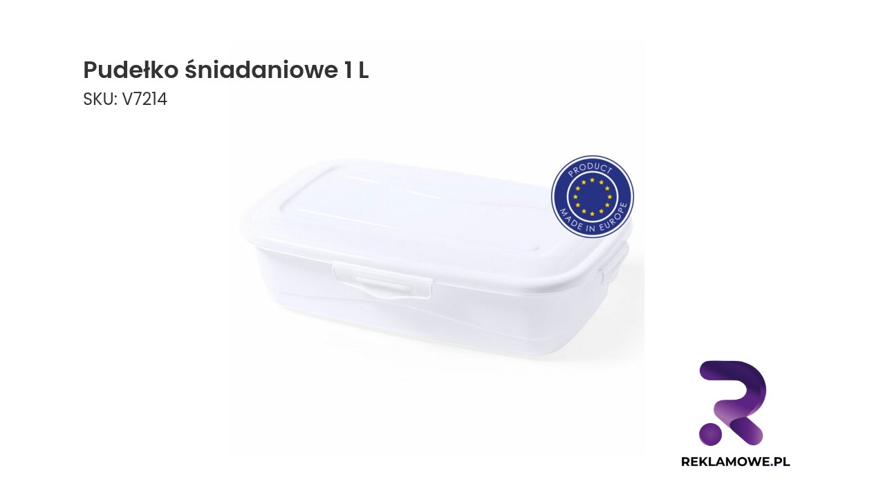 Pudełko śniadaniowe o pojemności 1 litra