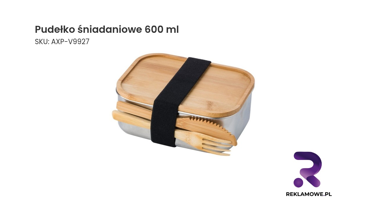 Pudełko śniadaniowe o pojemności 600 ml