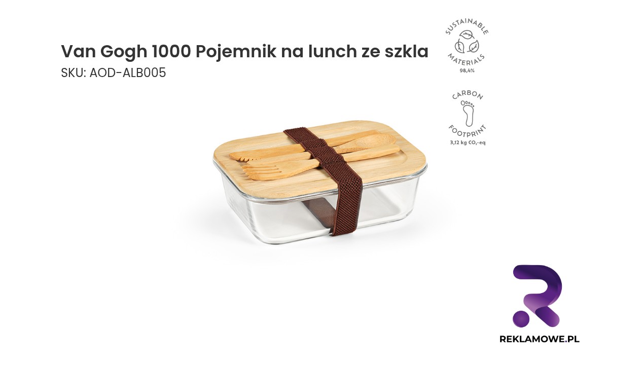 Pojemnik na lunch ze szkła Van Gogh 1000