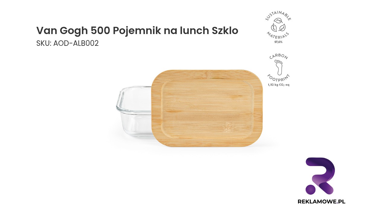 Pojemnik na lunch Van Gogh 500 wykonany ze szkła