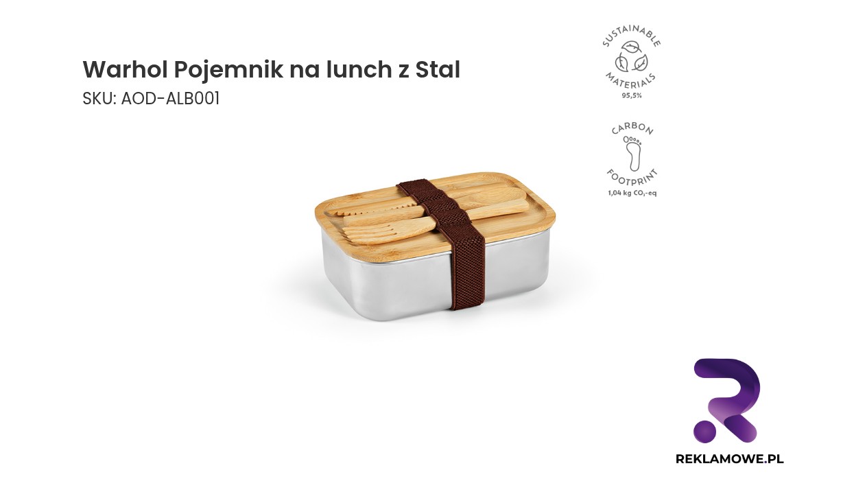 Warhol pojemnik na lunch wykonany ze stali
