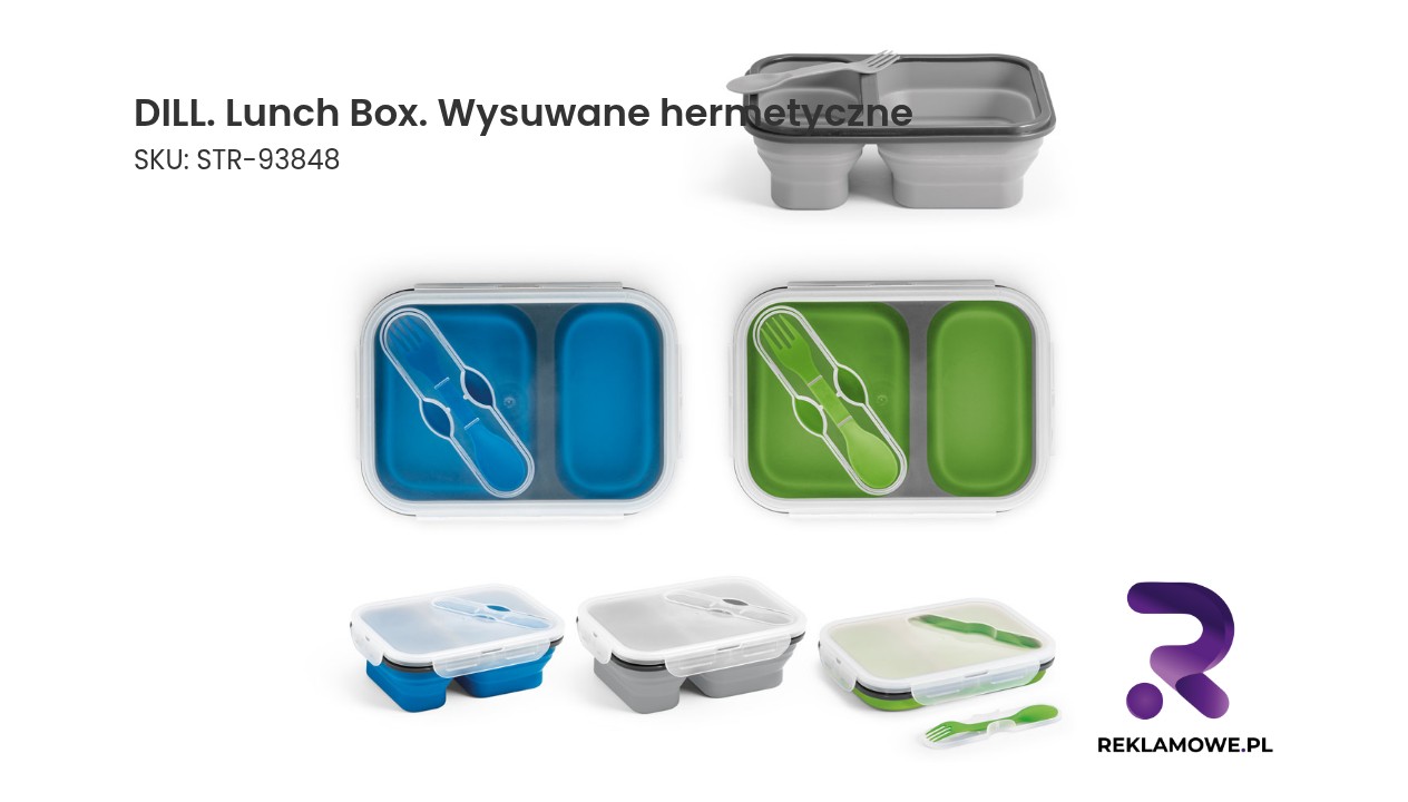 DILL lunch box wysuwane hermetyczne pojemnik na lunch
