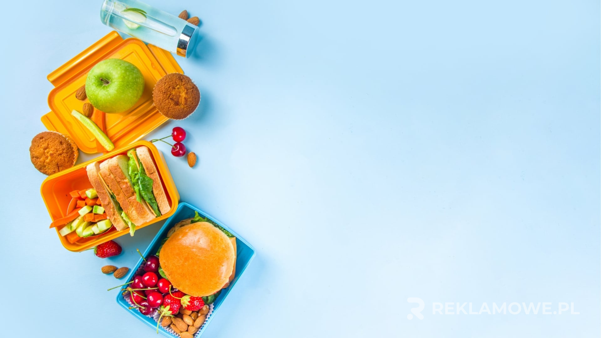 Nowoczesny projekt graficzny lunchboxów reklamowych