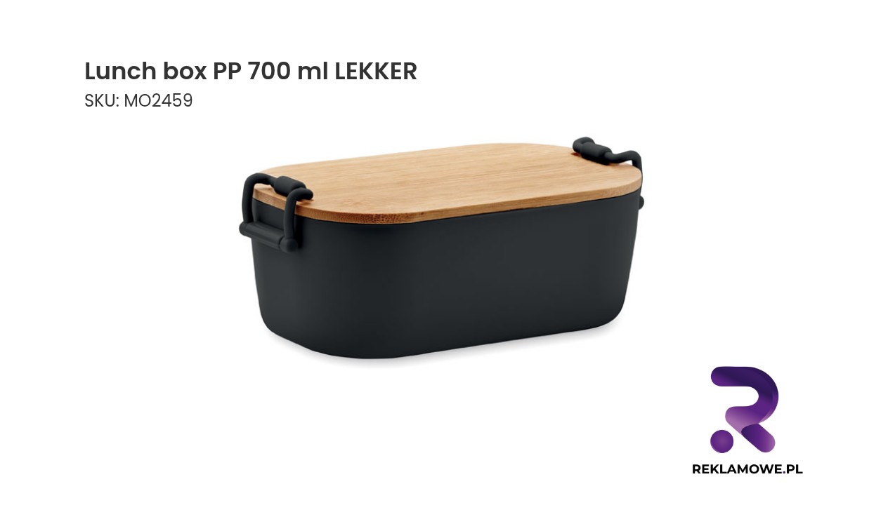 Lunch box PP 700 ml LEKKER Lunch box PP 700 ml LEKKER – pojemnik na lunch wielokrotnego użytku