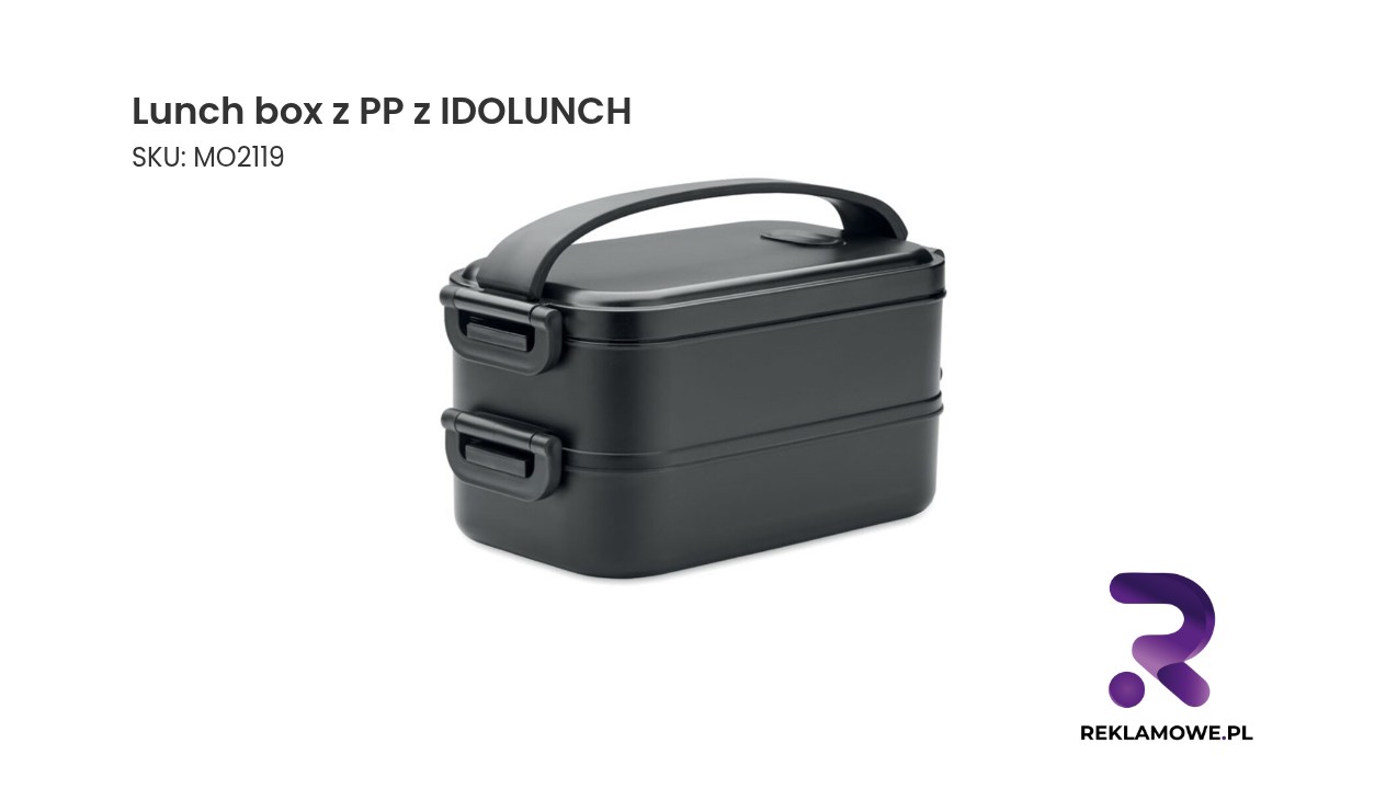 Lunch box z PP z IDOLUNCH Lunch box wykonany z polipropylenu marki IDOLUNCH