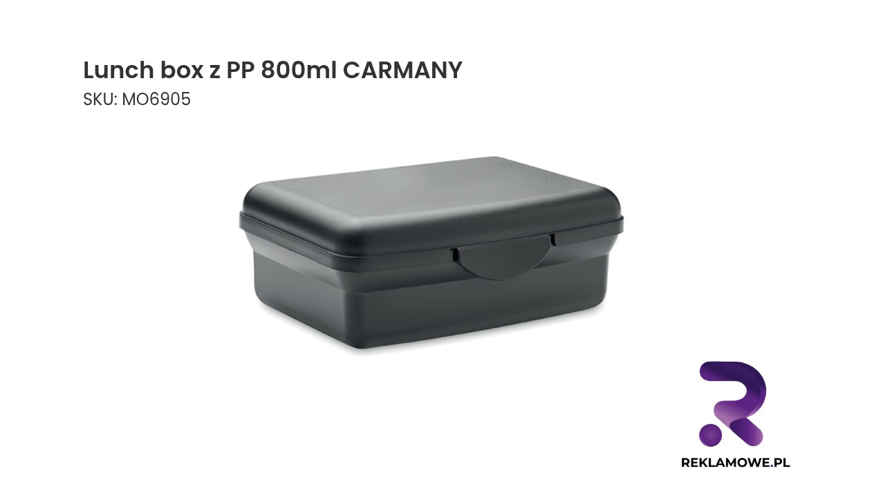 Lunch box z PP 800 ml CARMANY – pojemnik na lunch