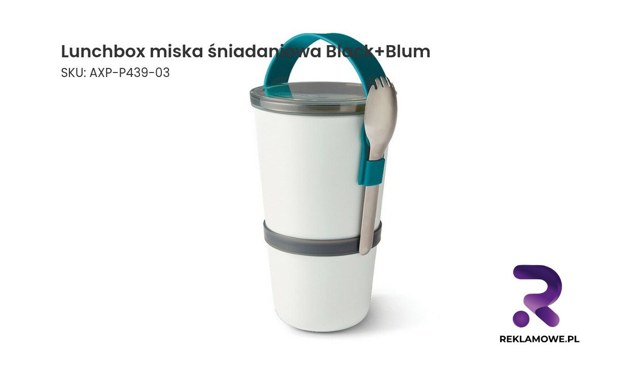 Lunchbox, miska śniadaniowa Black+Blum Lunchbox miska śniadaniowa Black+Blum – praktyczny pojemnik na śniadanie