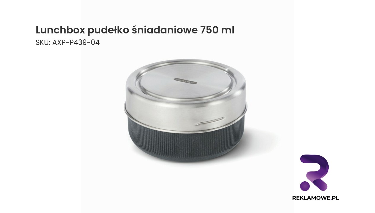 Lunchbox, pudełko śniadaniowe 750 ml Black+Blum Lunchbox pudełko śniadaniowe 750 ml – praktyczny pojemnik na lunch