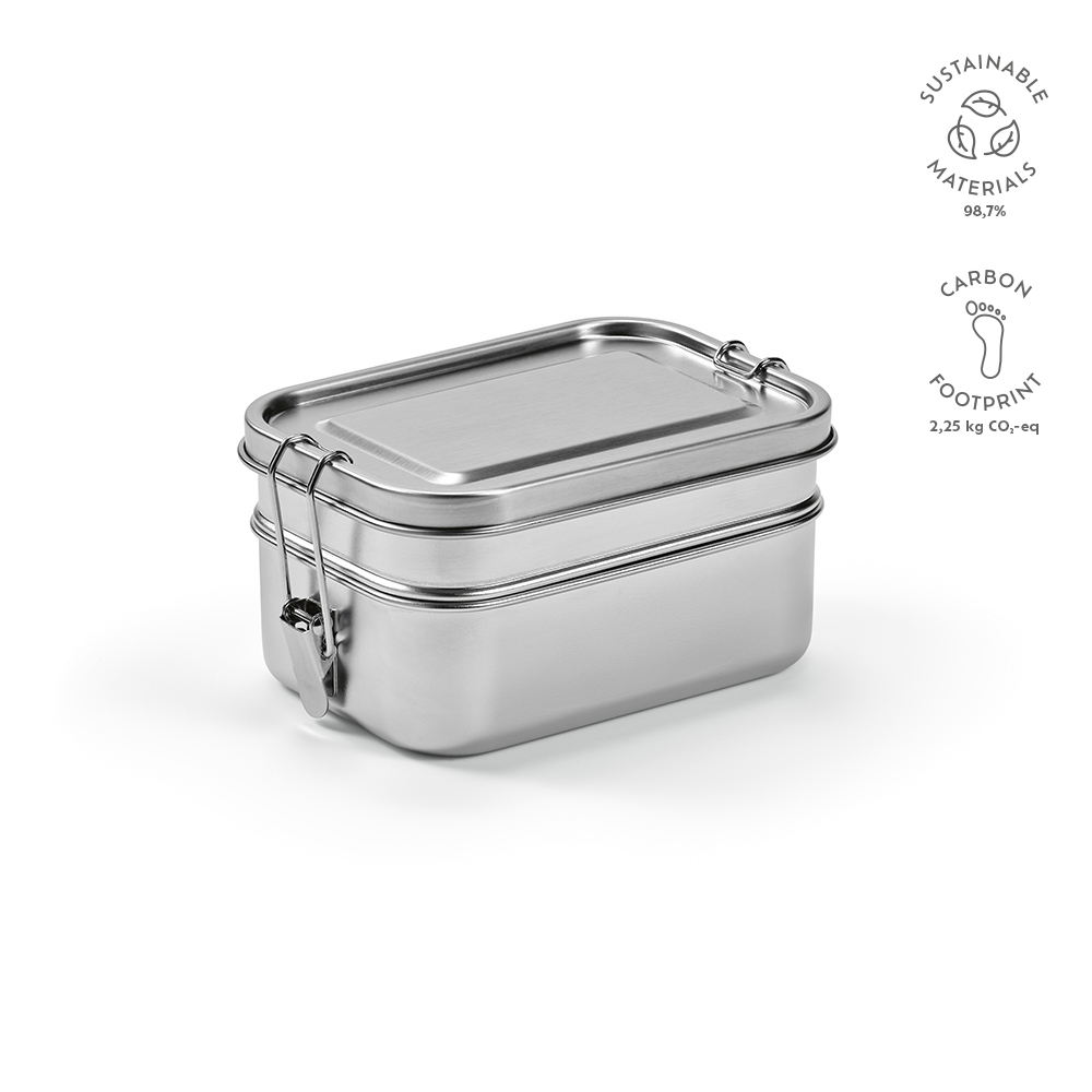 Picasso Pojemnik na lunch ze stali nierdzewnej z recyklingu 1240 ml ALB003_107-kpi