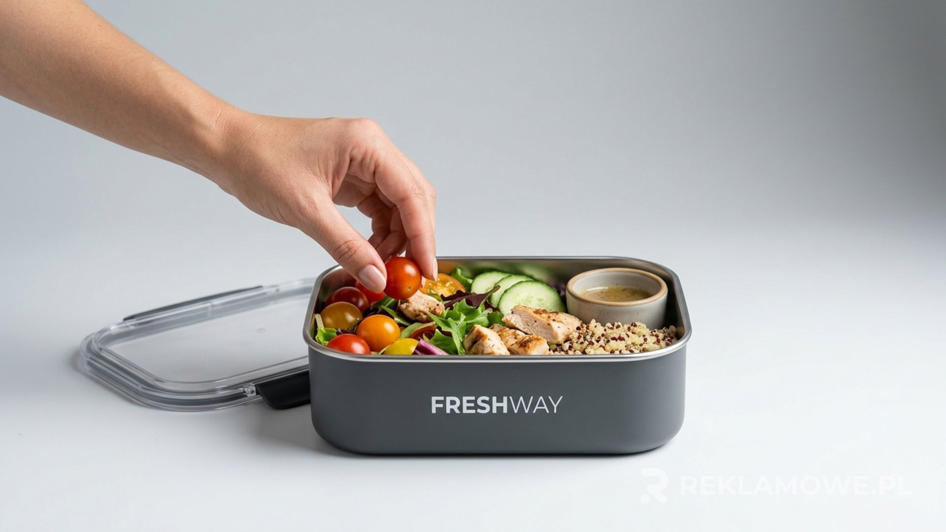 Personalizowany lunchbox reklamowy z nadrukiem firmowym
