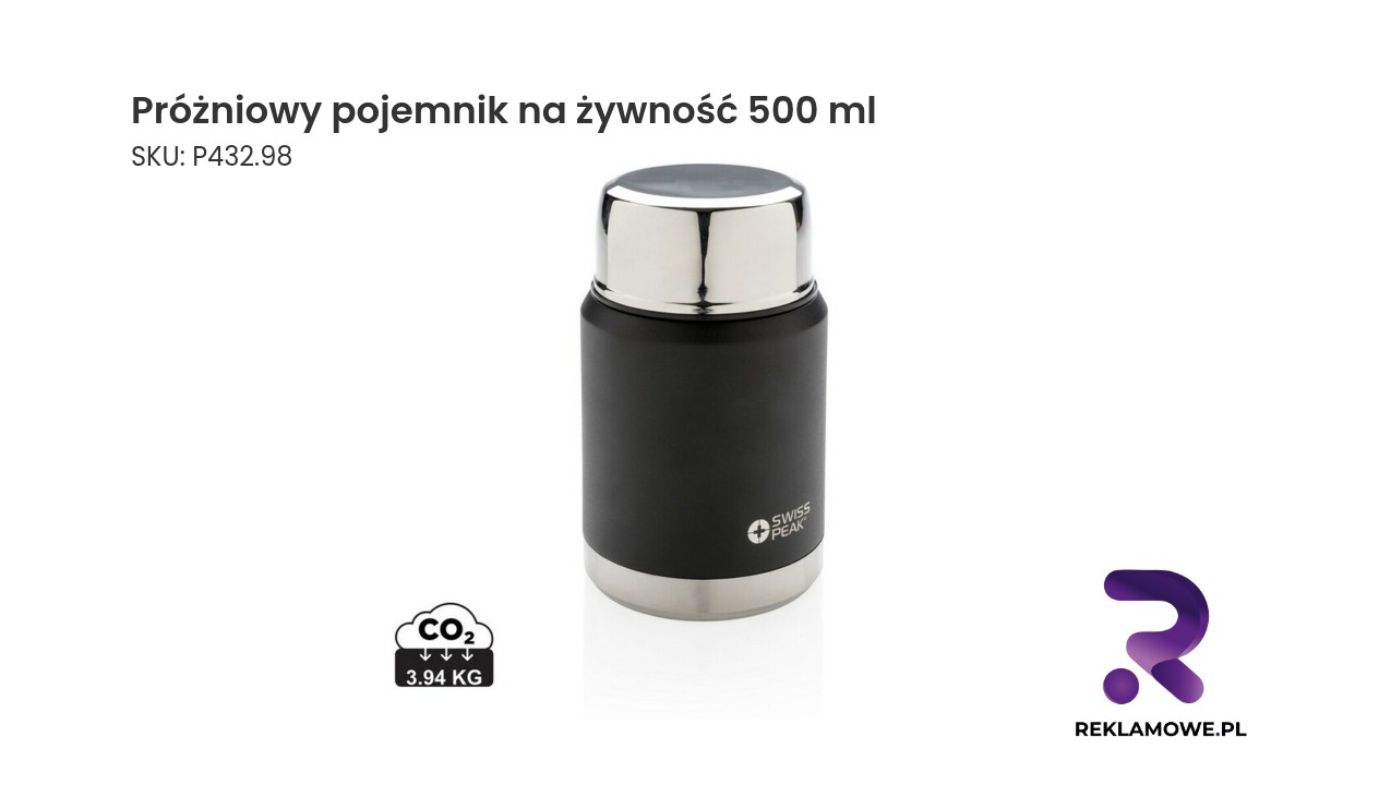 Próżniowy pojemnik na żywność o pojemności 500 ml