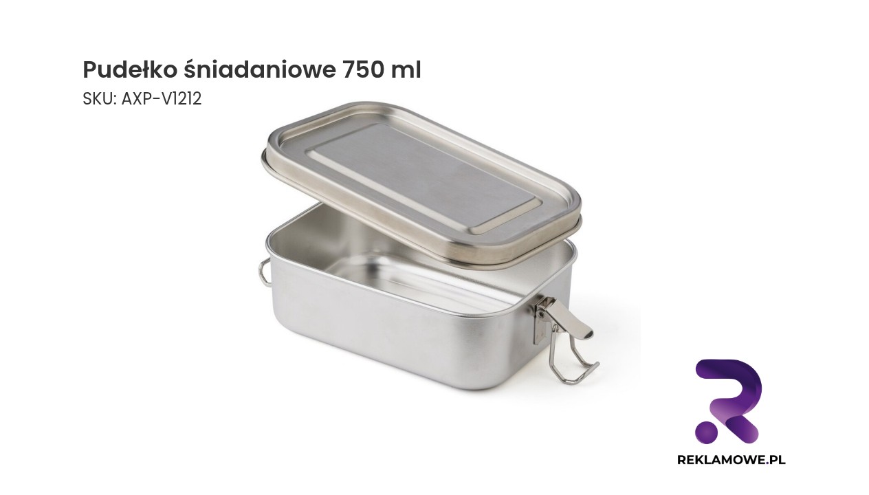 Pudełko śniadaniowe o pojemności 750 ml