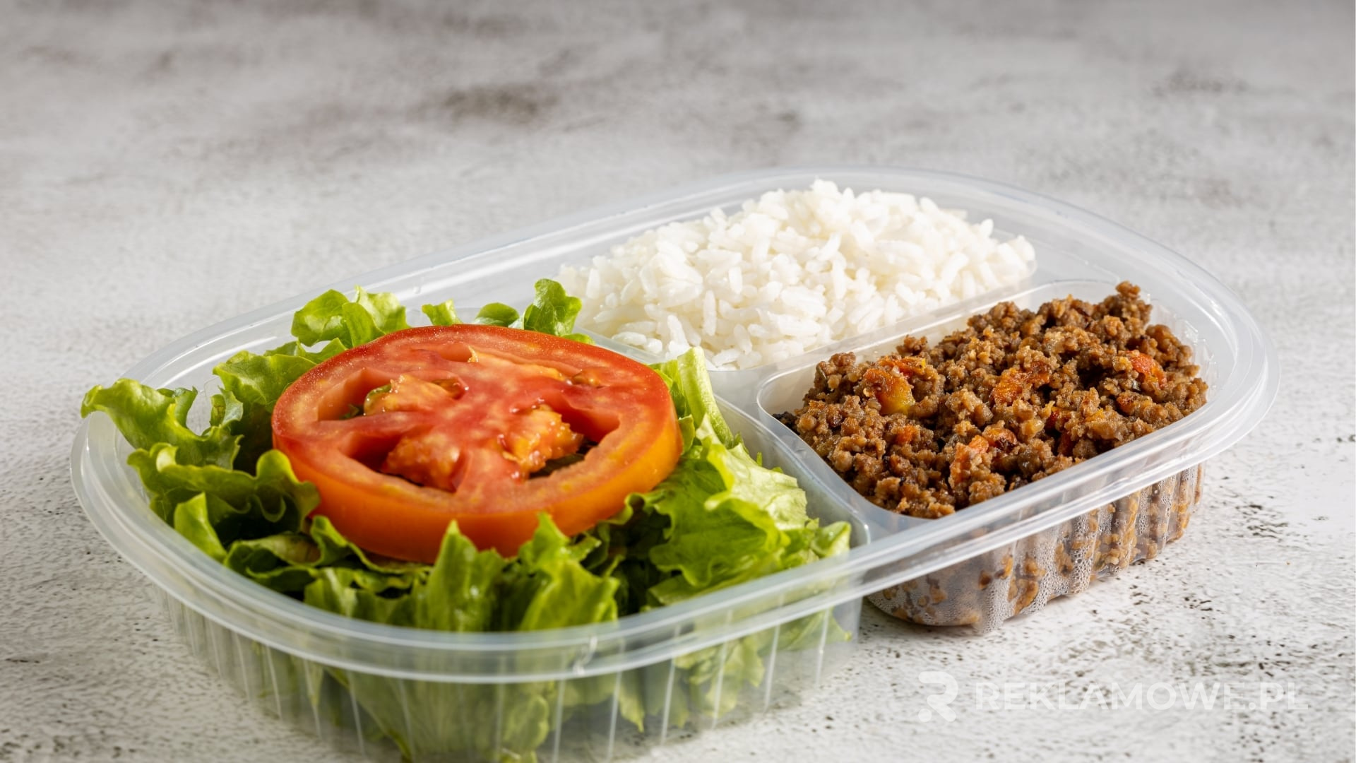 Lunchbox reklamowy na zdrowe jedzenie